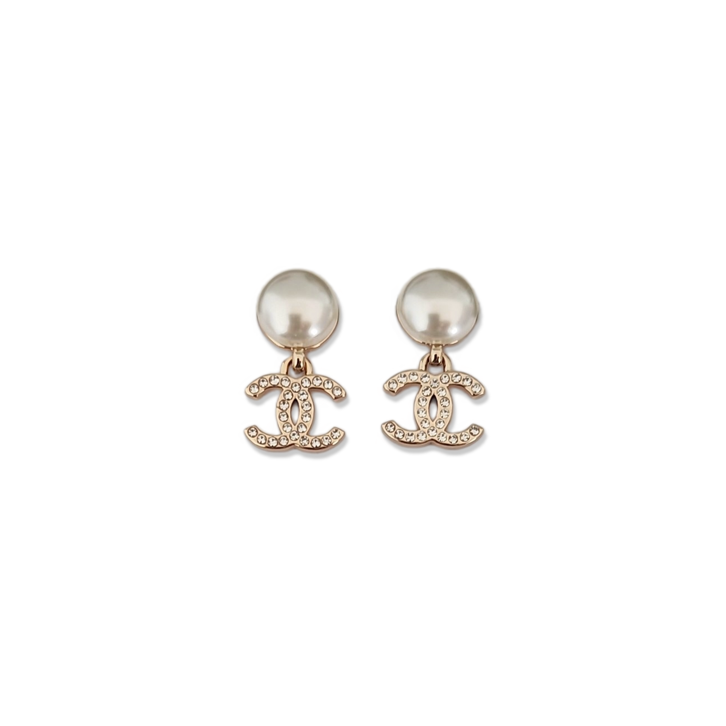 CHANEL WOMEN'S EARRINGS WITH UNIQUE DESIGN GOLD ABG850